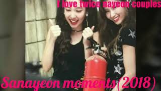 Twice sanayeon 2018 100 real moments [upl. by Oiziruam144]