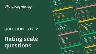 How to create a MatrixRating scale question with SurveyMonkey [upl. by Nita]