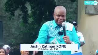 PPACI  KATINAN KONÉ ETAIT À COCODY  nul ne peut empêcher Laurent Gbagbo d’être notre candidat [upl. by Yraht460]