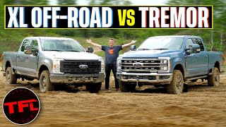 Can the Cheaper 2023 Ford F350 XL OffRoad Truck Keep Up With the TREMOR On This Muddy Course [upl. by Dyl]