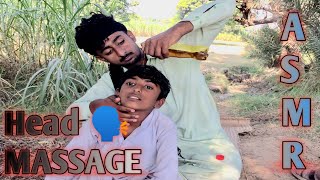 ASMR Head 🗣️ MASSAGE Indian oil [upl. by Thetis]