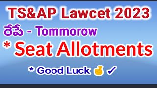 ApampTs TomorrowSeat AllotmentGood Luck [upl. by Marpet11]