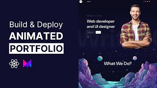 Animated Portfolio Website with React amp Framer Motion  React Project for Beginners [upl. by Greerson103]