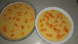 Making mango trifle dessert recipe And sorry for late uploading Eid Mubarak everyone [upl. by Uhayile]