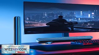 BlitzWolf BWAL1 RGB ESports Desktop Ambient Llight Gaming LED Monitors Accessories APP Review [upl. by Anatak]