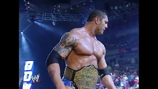 Eddie Guerrero amp Batista VS MNM Smackdown Tag Team Match [upl. by Boru68]