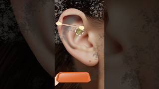 asmr Itchy amp Smelly Ear Stone Removal animation beauty earwax [upl. by Wendel61]