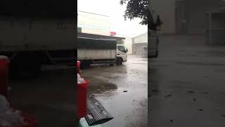 Big rain Taiwan 🇹🇼 today shortvideo typhoon [upl. by Annaesor]