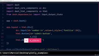 Interactive Python Dashboards with Plotly and Dash  Controlling Callbacks with Dash State [upl. by Noiramed]