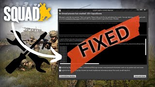 Squad Fix unreal process crashed  Fatal error random crashes Line 684 dxgierrordevicehung [upl. by Bashee]