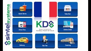 POS KDS Kitchen Display System French Français [upl. by Ylrebma]