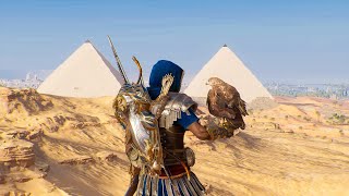 Walking in Assassins Creed Origins Ancient Egypt Tour [upl. by Obola]