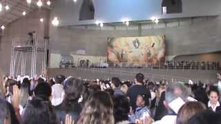 Santuário Mãe de Deus  Padre Marcelo Rossi  1ª Volta do Cerco de Jericó [upl. by Airol]