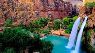 Havasu Falls Mooney Falls AZ 2016 [upl. by Ondrej]