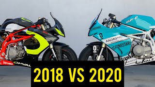 2018 vs 2020 Ohvale GP0 190cc [upl. by Osrit]