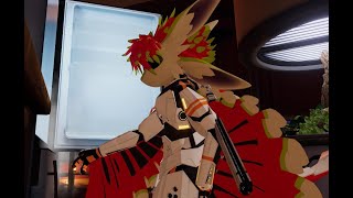 Avali and the refrigerator Weekdays avali VRChat Part 2 [upl. by Gratiana]