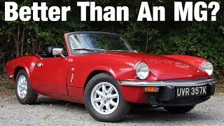 Triumph Spitfire Road Test  Better Than An MG 1972 Mk4 1300 Driven [upl. by Leynad226]