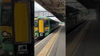 Class 377 going through FarehamFarehamSouthern [upl. by Ahseym]