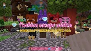 fashion escape addon for minecraft bedrock mcpe 121 [upl. by Sellig]