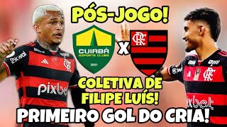 PÓSJOGO CUIABÁ 1 X 2 FLAMENGO FILIPE JÁ LANÇOU  UM CRIA ANÁLISE E COLETIVA REACT GALO X FOGO [upl. by Eigna]