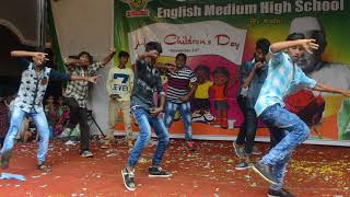 10th class students mass dance remix songs SBEMHS Rly kodur [upl. by Maurilia]