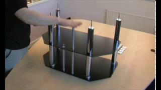 Assembling an SampC LCD Plasma TV Stand  How to Guide [upl. by Riamo760]