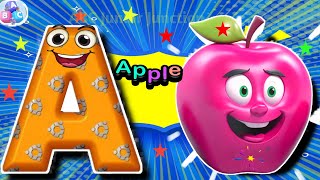 ABC Song  Phonics Song  Kiddos Study Zone  Toddler Learning  A for Apple  Tiny Tots phonicsong [upl. by Nytnerb474]