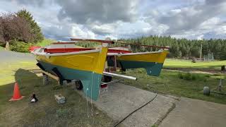 Work Continues on my Wharram Tiki 21 Catamaran SV PRIMITIVA EP 2 [upl. by Itaws]