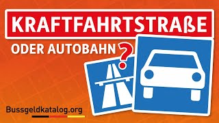 Kraftfahrstraße Autobahn – Ist doch alles das Gleiche oder [upl. by Ruthe104]