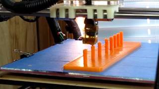 Printing a wrench holder using a Reprap Prusa 3D Printer [upl. by Asirrac]