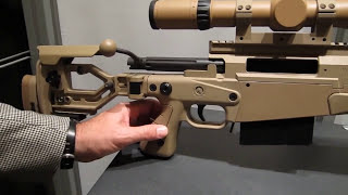 Accuracy International AX338 Lapua Magnum Sniper Rifle Made in England [upl. by Dnyletak296]