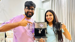 Diwali ka sabse bdia Gift 🎁😍  AGARO Coffee Machine amp Grinder [upl. by Aihsenek]