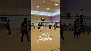 Girls Junior Varsity Volleyball Middle Blocker Tipping Against Regency Christian 24 tipping 4k [upl. by Assanav]