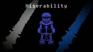 Undertale AU Negatale  Miserability Remix [upl. by Kimmel]