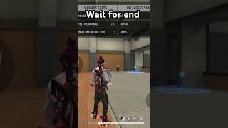 Wait for end AK47 in free fire Gameplay shortvideo battleroyalegame [upl. by Ecahc]