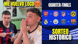 🔥 REACCIÓN al SORTEO de CUARTOS DE FINAL de la CHAMPIONS LEAGUE 2024 [upl. by Enitsirhk]