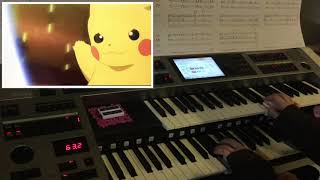 ゲッタバンバン Getta Ban Ban Pokémon XY opening theme  Yamaha Electone ELS02C [upl. by Irual]