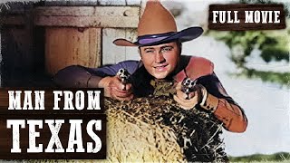 MAN FROM TEXAS  Full Western Movie  English  Free Wild West Movie [upl. by Deragon530]