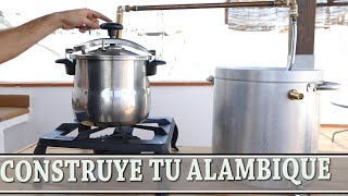 ¿Cómo HACER un ALAMBIQUE DESTILADOR de ALCOHOL o ACEITES ESENCIALES [upl. by Uoliram506]