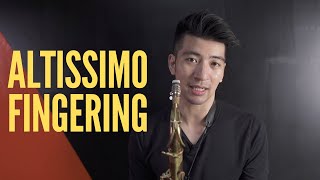 Altissimo Fingerings for Tenor Saxophone [upl. by Demetra]