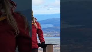 Part 1 View from the top of Gaustatoppen Norway 1883 meters above sea level [upl. by Norra]