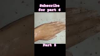 Part 5 hand care at home 🏡 handart youtubeshorts viralshorts ytstudieo [upl. by Tybi]