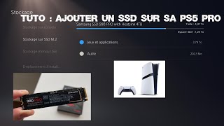 TUTO  Ajouter un SSD sur sa PS5 PRO [upl. by Zetnod]