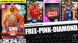 Hurry and Use the New Guaranteed Free Pink Diamond Locker Code in MyTeam NBA 2K24 Locker Codes [upl. by Arraek]