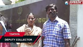 TSATHYA  DEPUTY COLLECTOR  TNPSC  GROUP  I  Suresh IAS Academy [upl. by Abell]