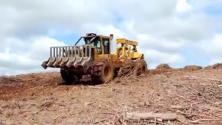 Skidder Tigercat 615C 6x6 Leand Cleaning  Brazil [upl. by Waters]