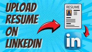 How To Upload Resume On LinkedIn  Very Easy And Quick [upl. by Sirapal]