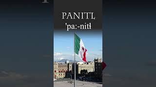 Nahuatl Word of the Week 140 PANITL Flag 🇲🇽 [upl. by Enelie]