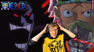 ROCKS SWORD WARLORDS WTF  One Piece Episode 957 958 959 Reaction Wano Wednesday13 [upl. by Nosiddam]