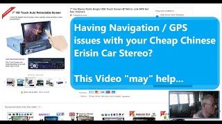 Single Din Car Stereo with 7quot Screen 9601G  Faulty GPS  Possible FIX [upl. by Hubble]